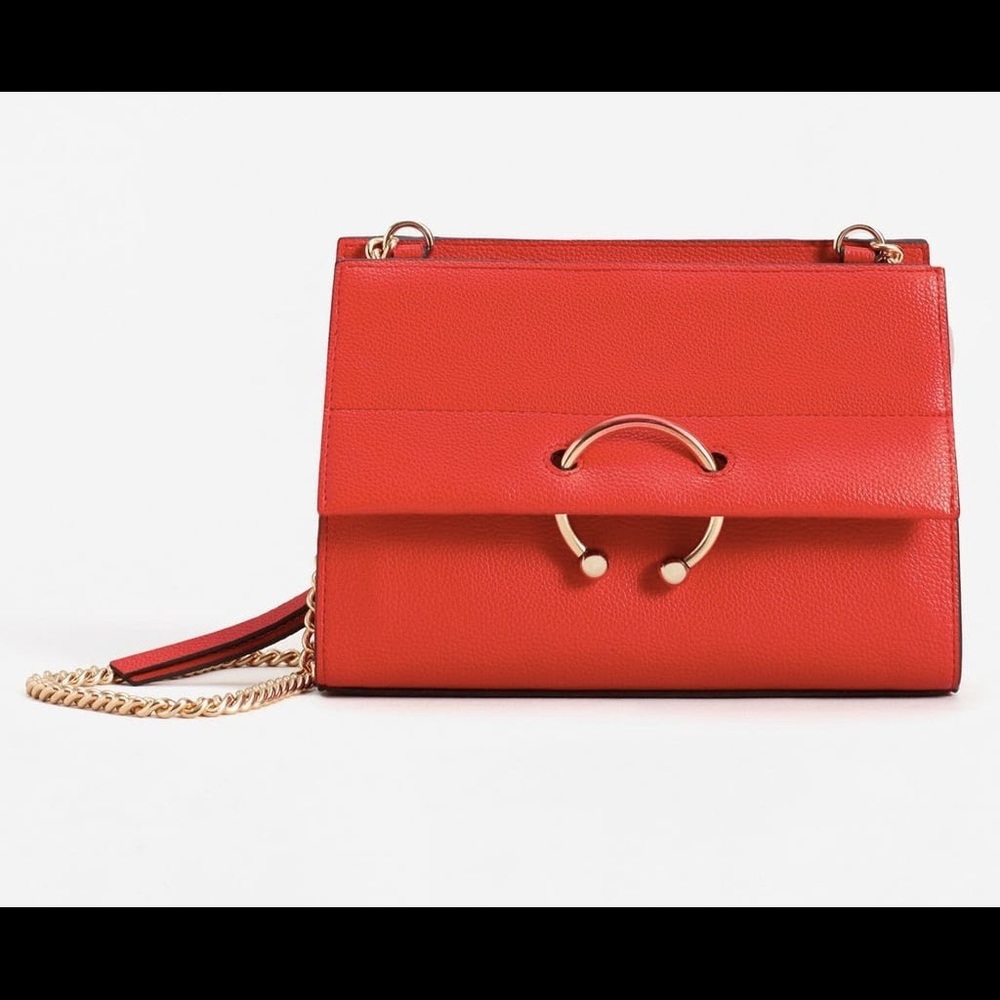 Like new Mango red purse